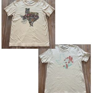 Two Texas Graphic Women’s Cotton T-shirts